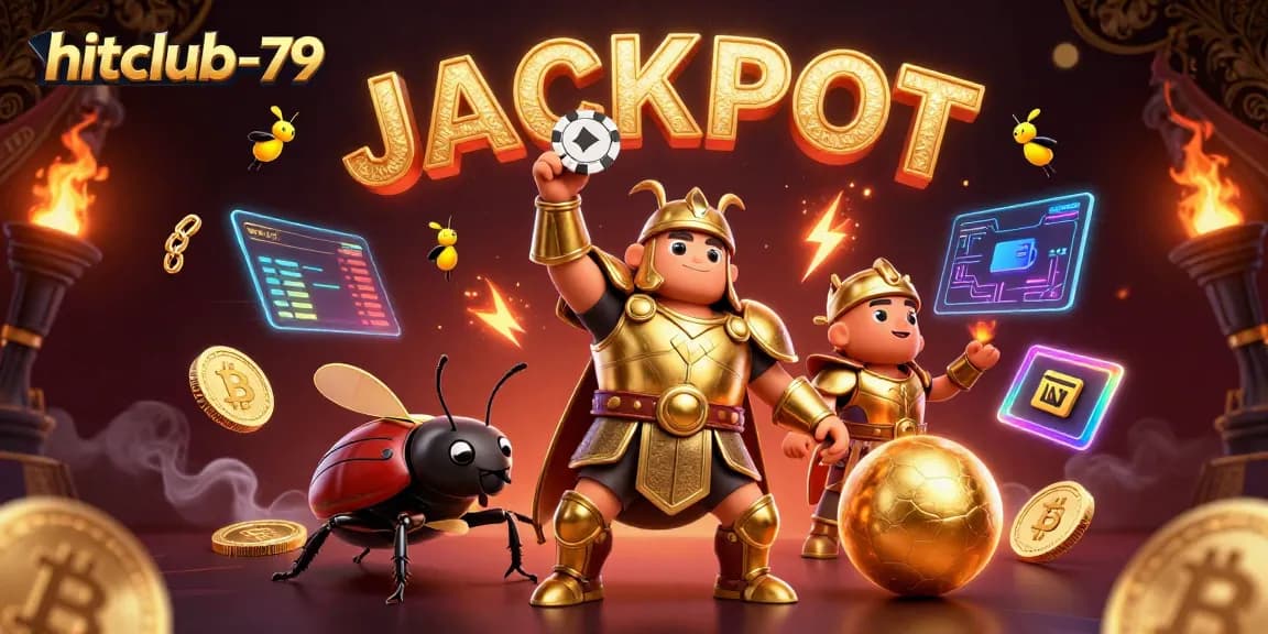 Lift your stakes with hitclub-79 in a vibrant 3D jackpot adventure filled with crypto elements and excitement.