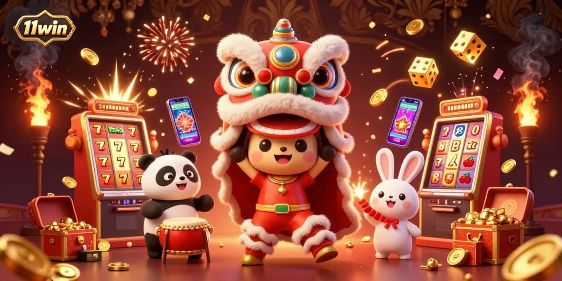 Experience thrilling wins with 11win in a vibrant casino scene filled with celebration and excitement.