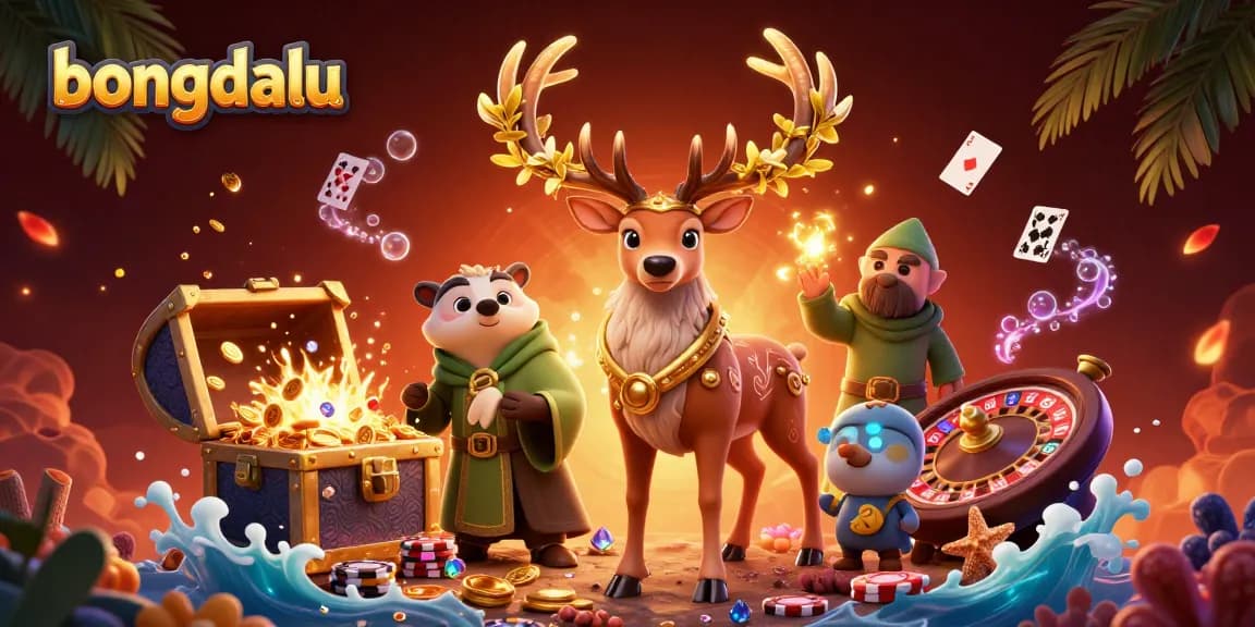 Experience thrilling action in bongdalu’s vibrant casino world with glowing characters and dynamic game elements.