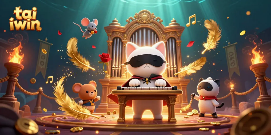 Experience tai iwin's thrilling gameplay with a captivating casino-themed illustration.