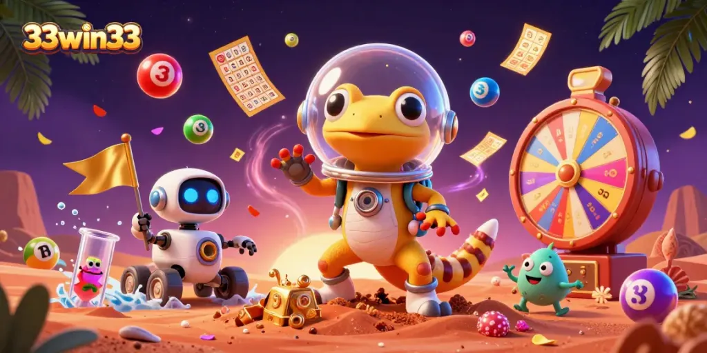 Experience thrilling wins with 33win33 in a vibrant 3D casino adventure featuring dynamic games.
