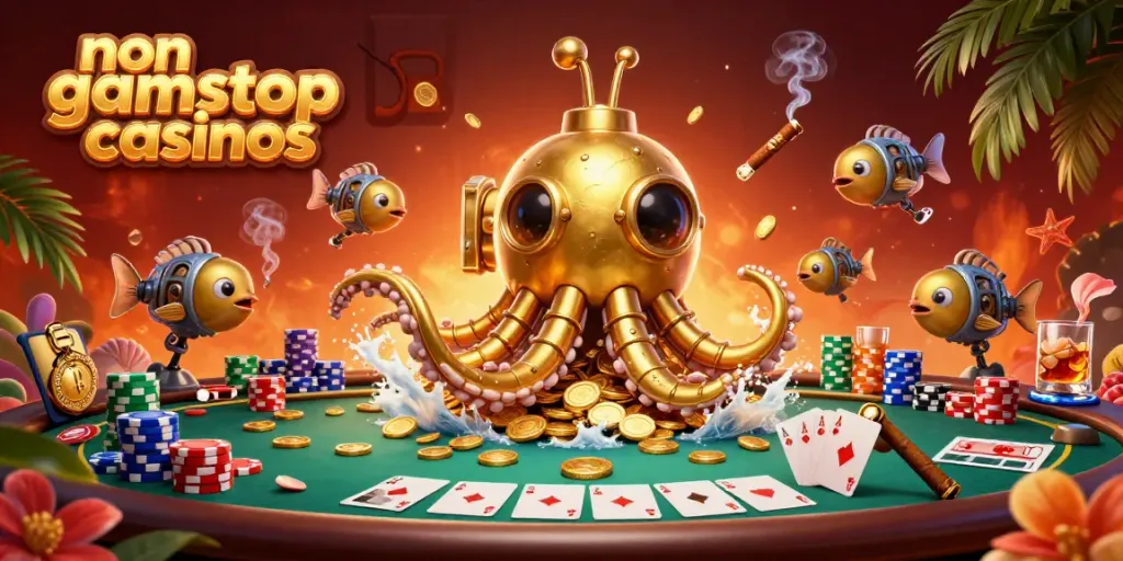 Engage with dynamic non gamstop casinos featuring elaborate 3D submarine and poker elements.