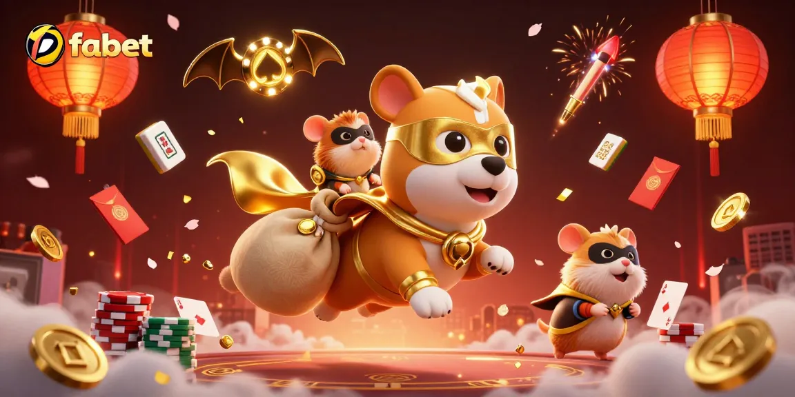Experience fabet's thrilling world of poker with our playful 3D superhero duo in action.