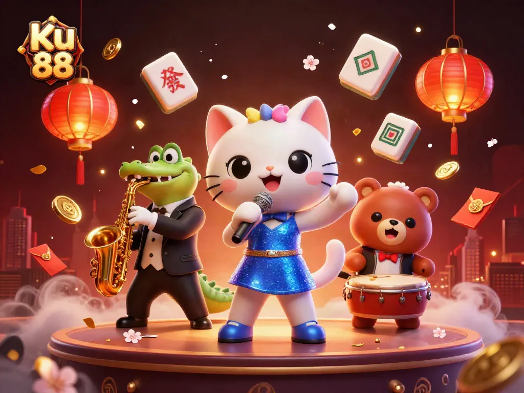Engage with Ku 88 as our cool characters create an energetic casino atmosphere filled with excitement.