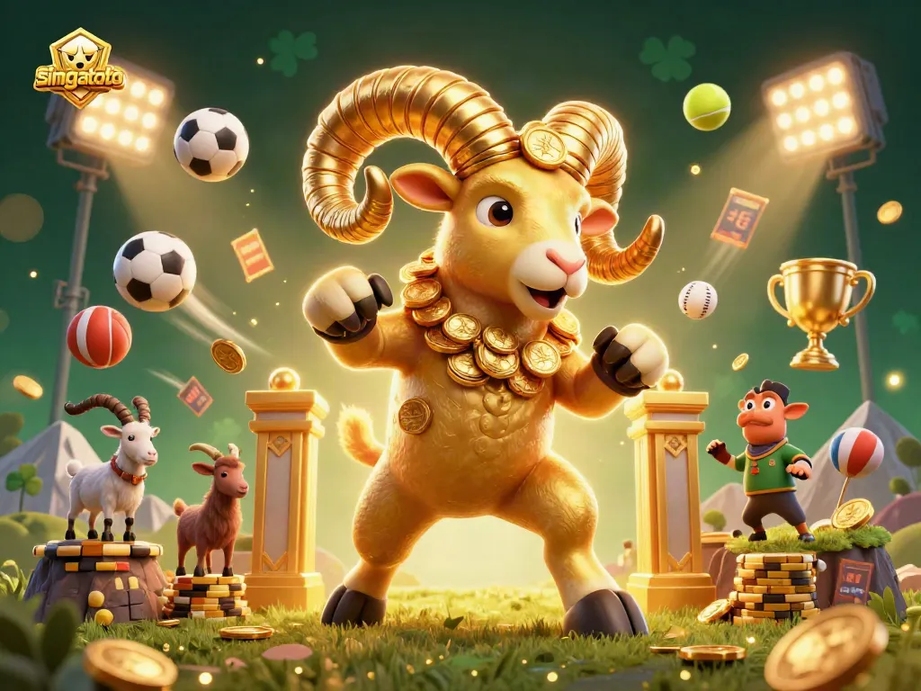 Experience the thrill of singatoto with dynamic elements and engaging casino action in a vibrant scene.