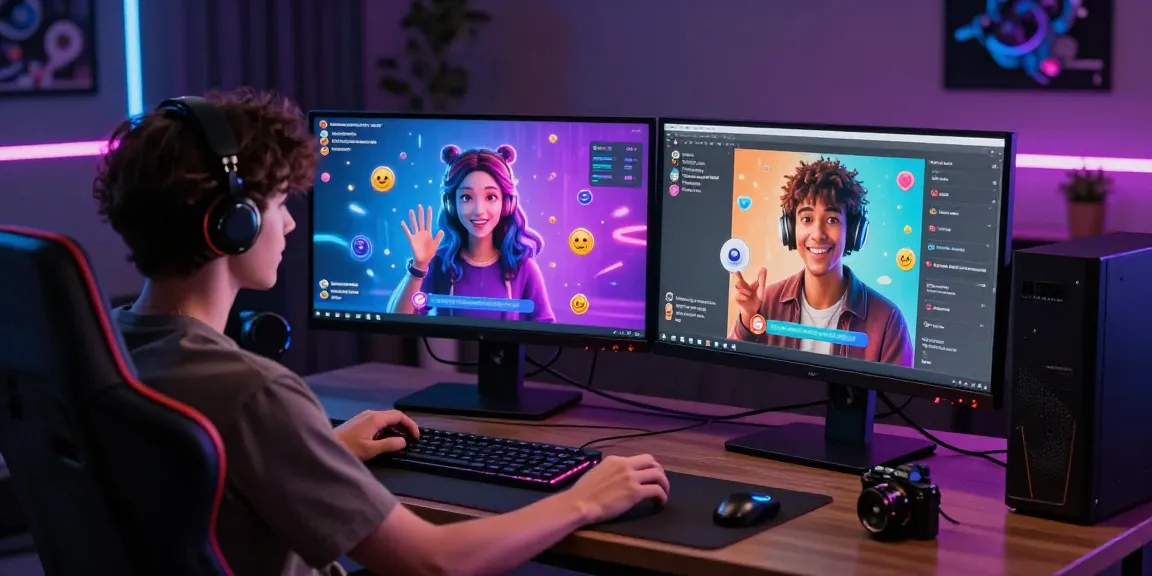 Engaging user experience with ai chat nsfw, featuring colorful AI-generated avatars in a virtual chat room setting.